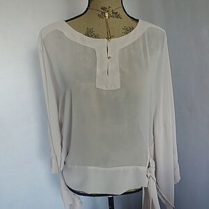Jennifer Lopez Sheer Kimono Blouse Top